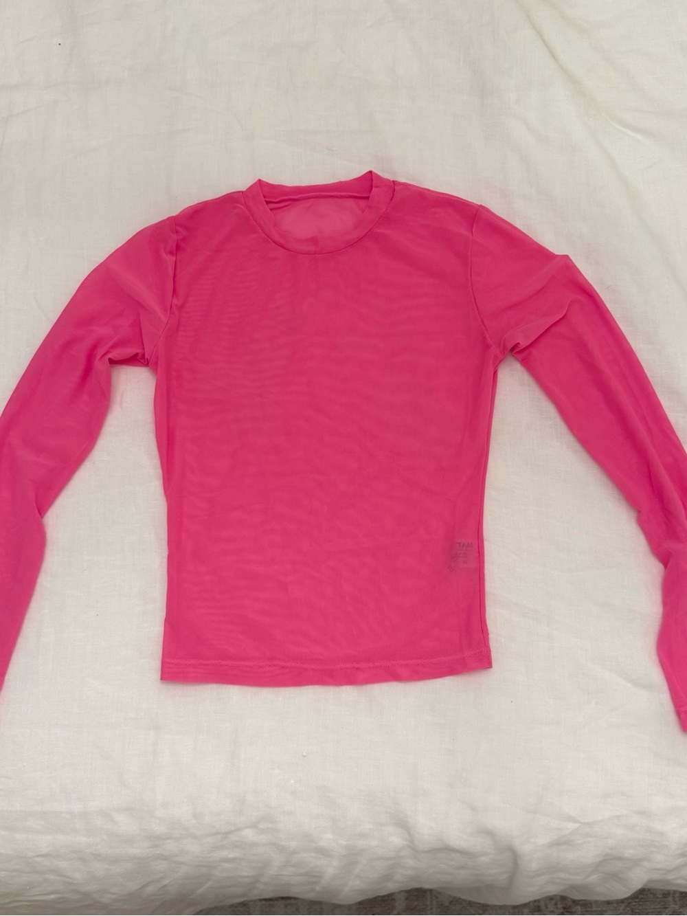 MATTE COLLECTION Pink Long Sleeve Lightweight Top